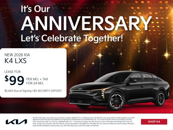 NEW 2026 KIA K4 LXS